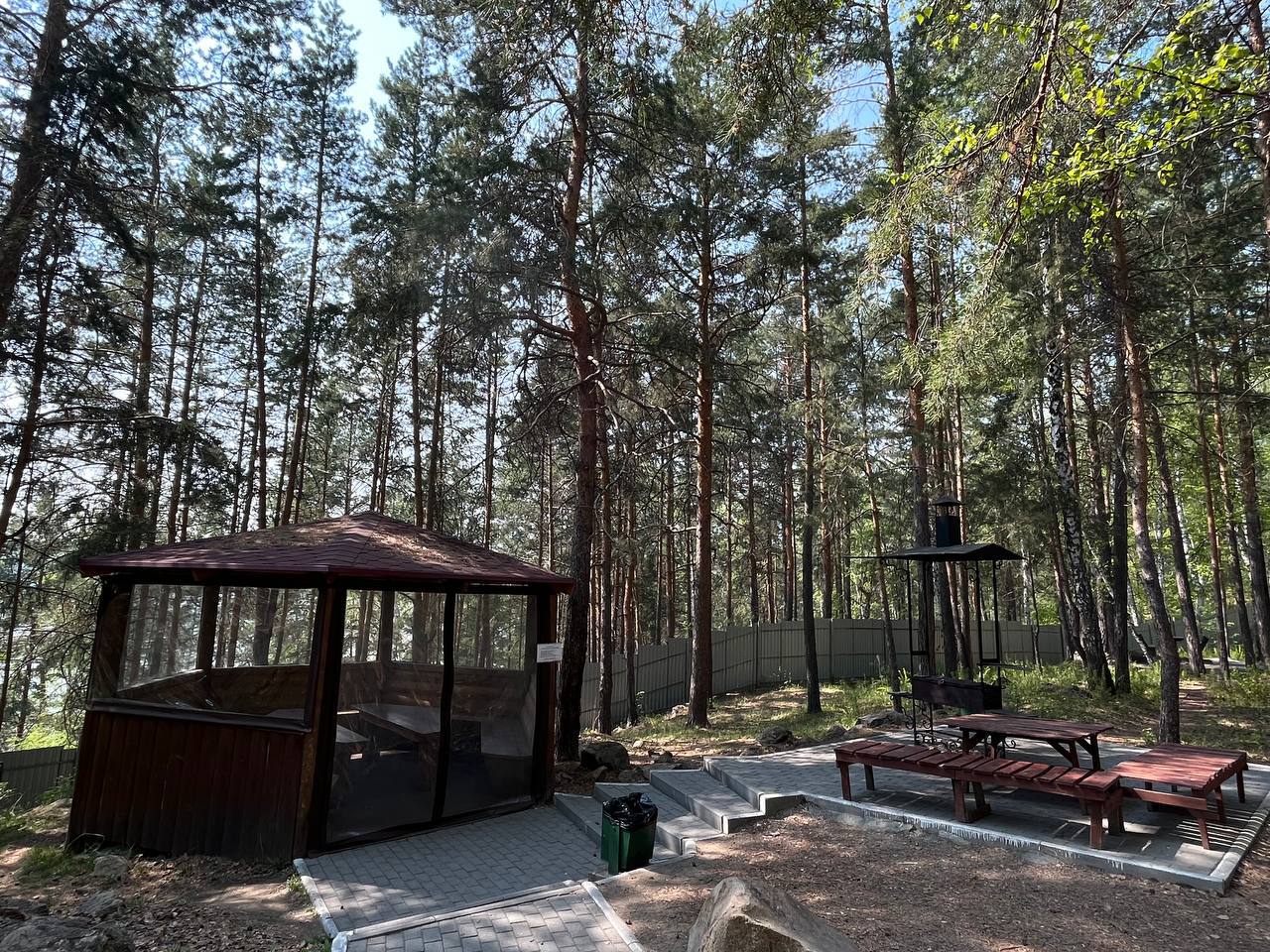Барбекю-беседка на курорте Утёс